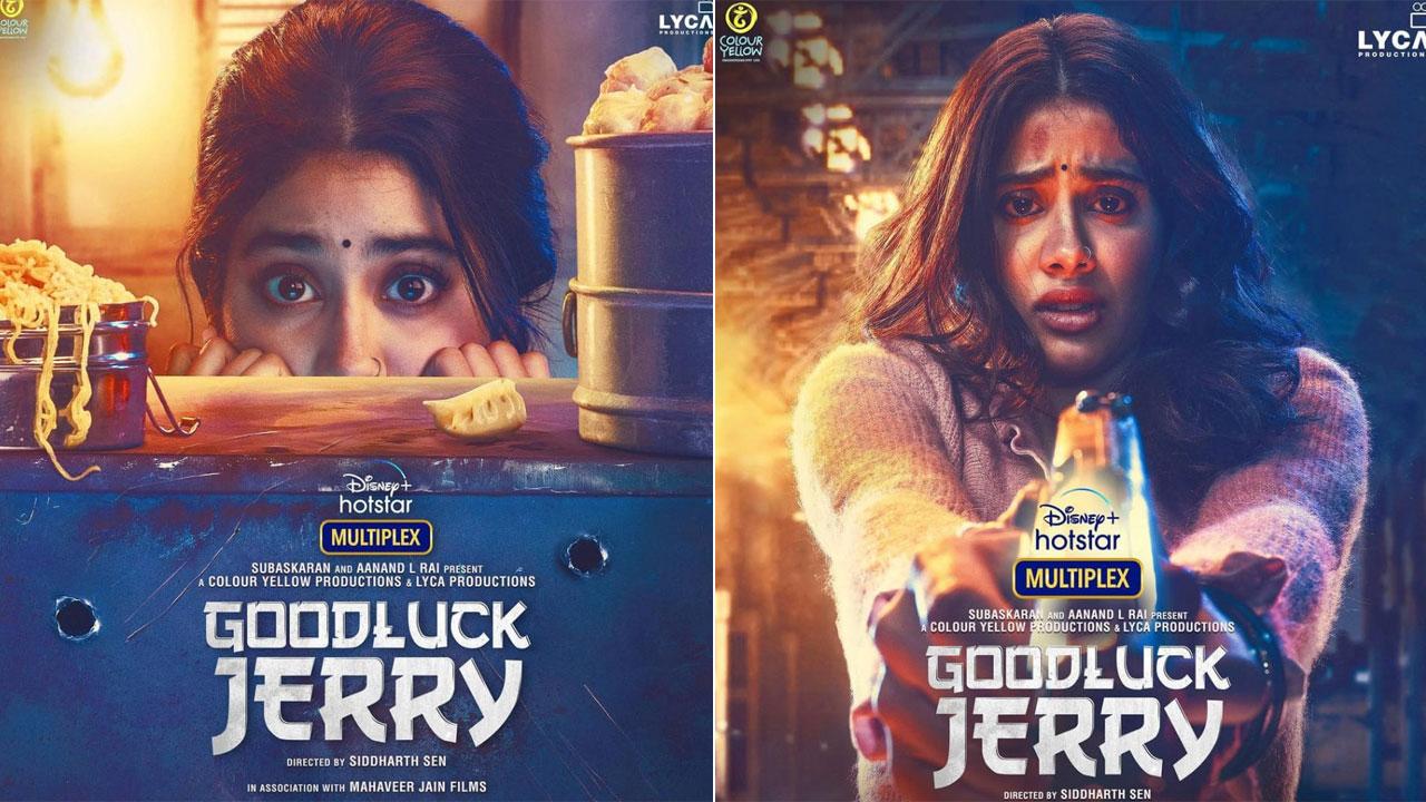 Janhvi Kapoor just dropped two posters of her next release 'Good Luck Jerry' that streams on Disney Plus Hotstar from July 29. The actress wrote on Instagram- 