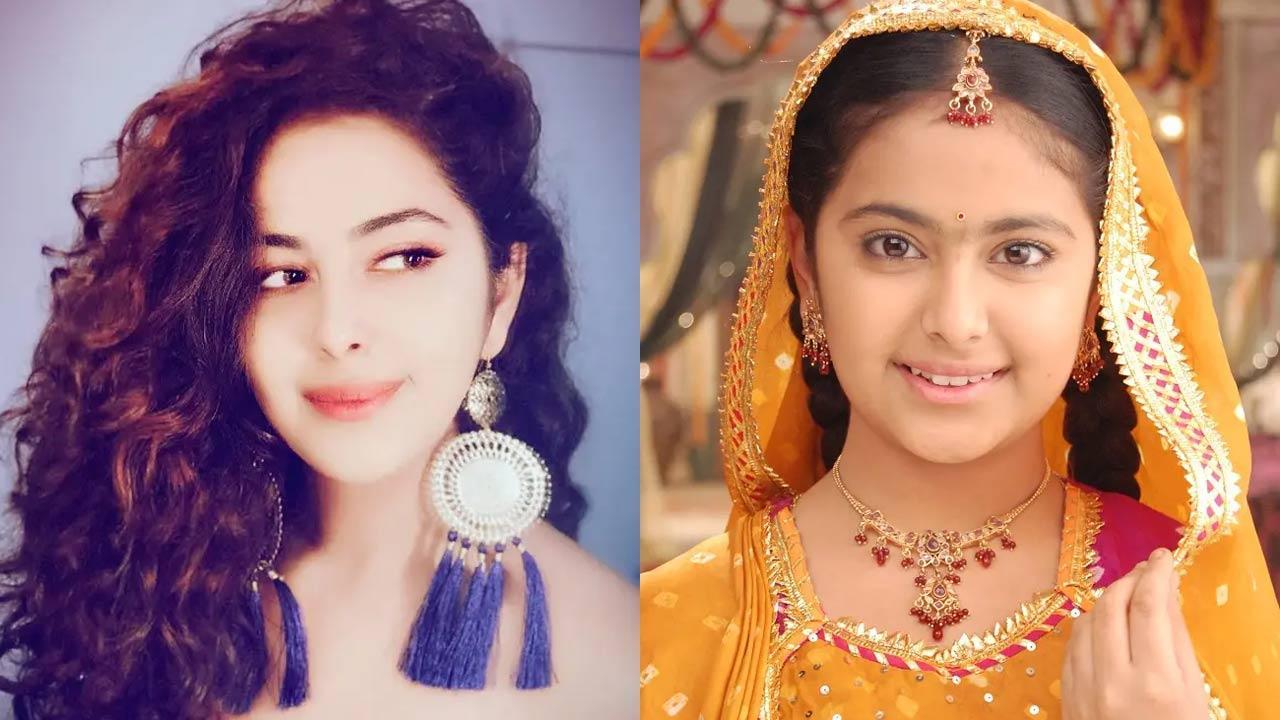 A collage of Avika Gor