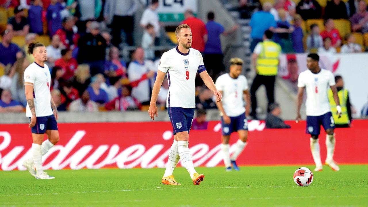 Harry Kane scores for England in 4-0 win against Hungary