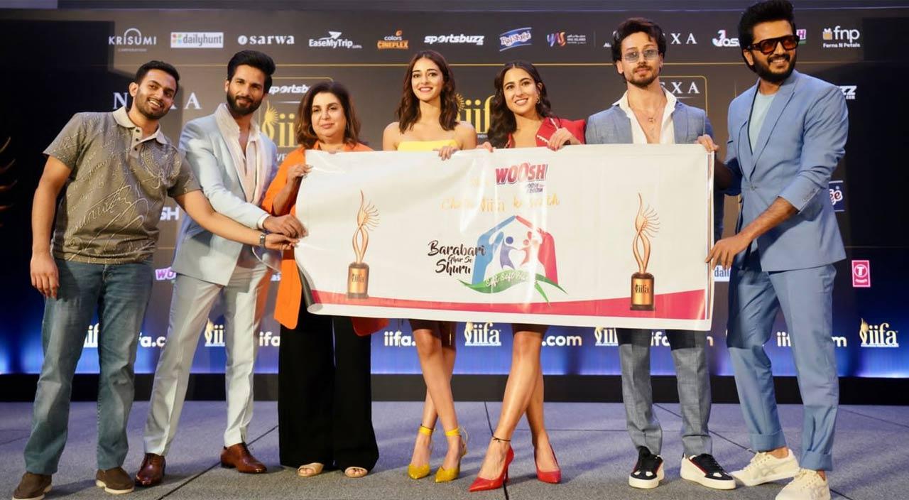 Shahid Kapoor, Ananya Panday, Tiger Shroff, Sara Ali Khan, Farah Khan, Riteish Deshmukh declare IIFA 2022 on with style and sass. Let the madness begin