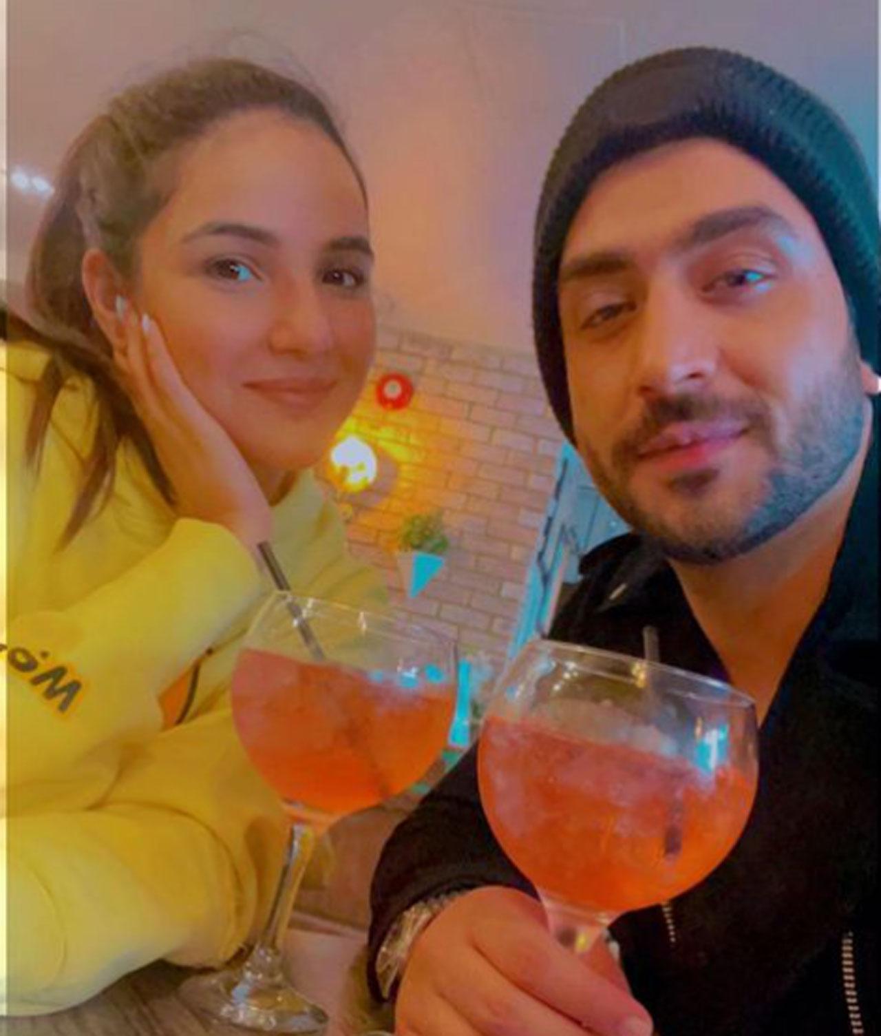 Jasmin Bhasin and Aly Goni are indeed a couple much in love, but they are also friends and they keep sharing romantic and amsuing pictures on social media, much to the delight of their fans. In this click, they enjoy a drink together and the actress writes- 