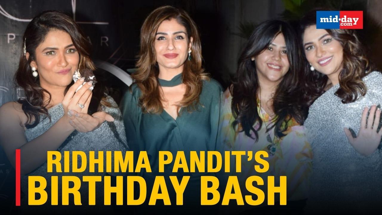 Ekta Kapoor, Raveena Tandon, Arbaaz Khan at Ridhima Pandit’s Birthday Bash