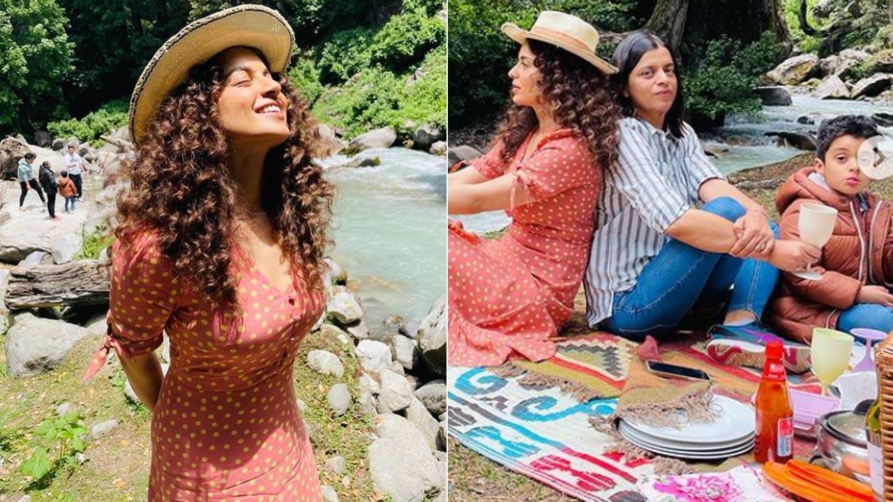 Kangana Ranaut: Much needed break day with my family at my favourite spot