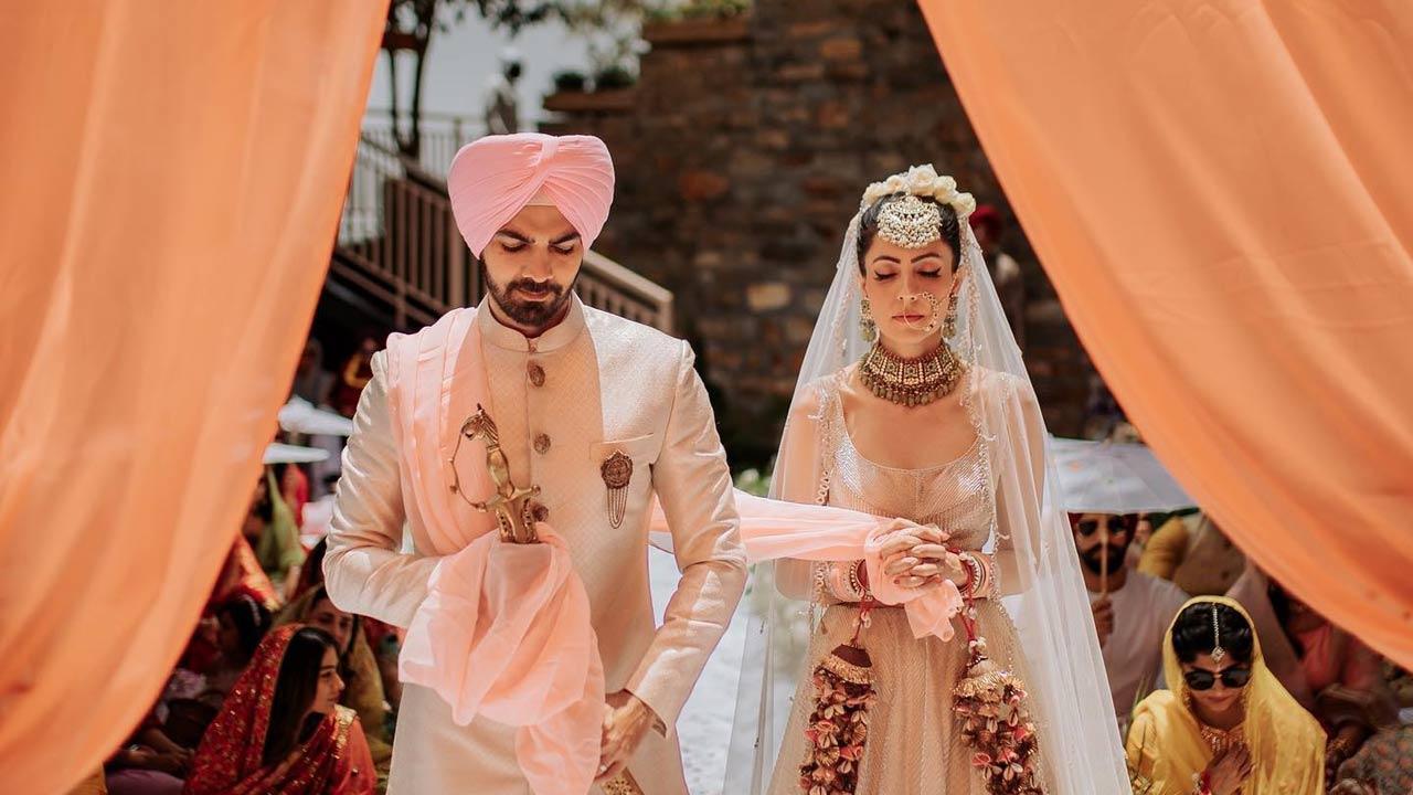 Television star Karan Grover marries longtime girlfriend and actress Poppy Jabbal