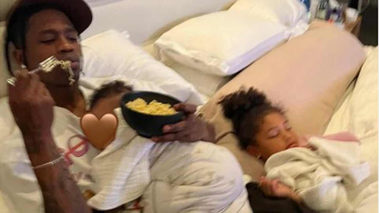 Kylie Jenner shares an adorable photo of her son with Travis Scott on Father's Day