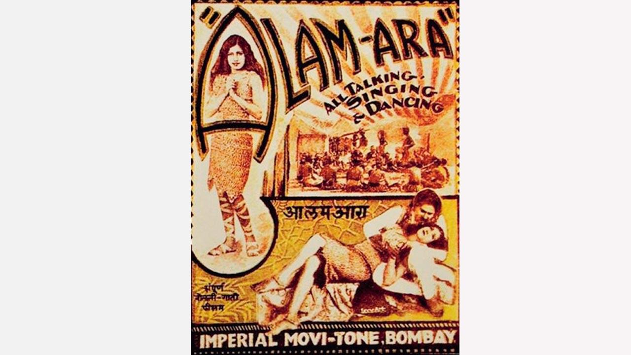Alam Ara poster. Pic courtesy/Wikicommons