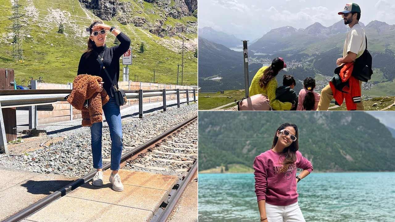 Shahid Kapoor and Mira Kapoor share pretty pictures from their family vacation