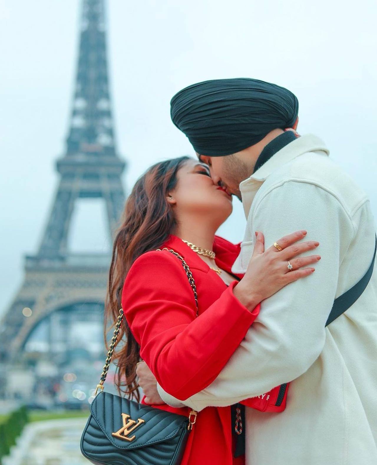 This picture of Neha Kakkar, Rohanpreet Singh getting intimate against the backdrop of the Eiffel Tower in the city of love, Paris is one of their most liked pictures on social media. The caption by Neha was apt- 