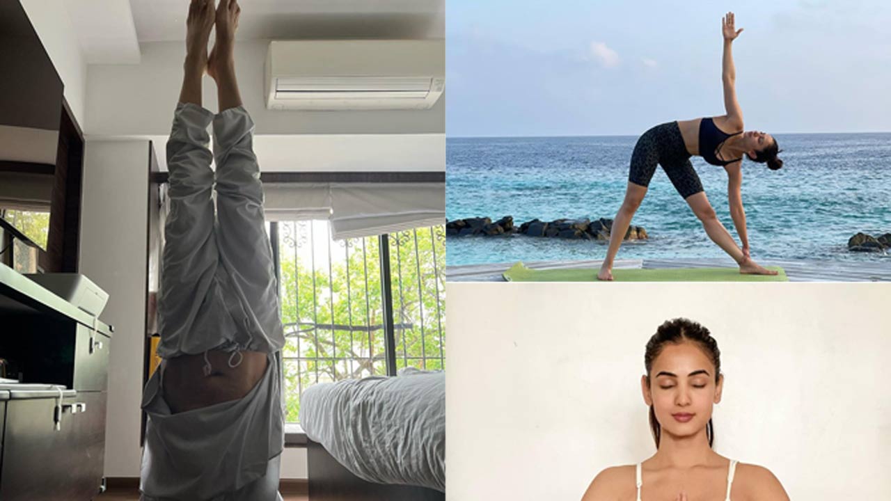 Neha Dhupia, Rakul Preet Singh, Sonal Chauhan, Anil Kapoor, Anushka Sharma, Dia Mirza, Nimrat Kaur, Malaika Arora and many other celebrities wished fans on International Yoga Day 2022 with stunning pictures and inspiring posts. Read the full story here