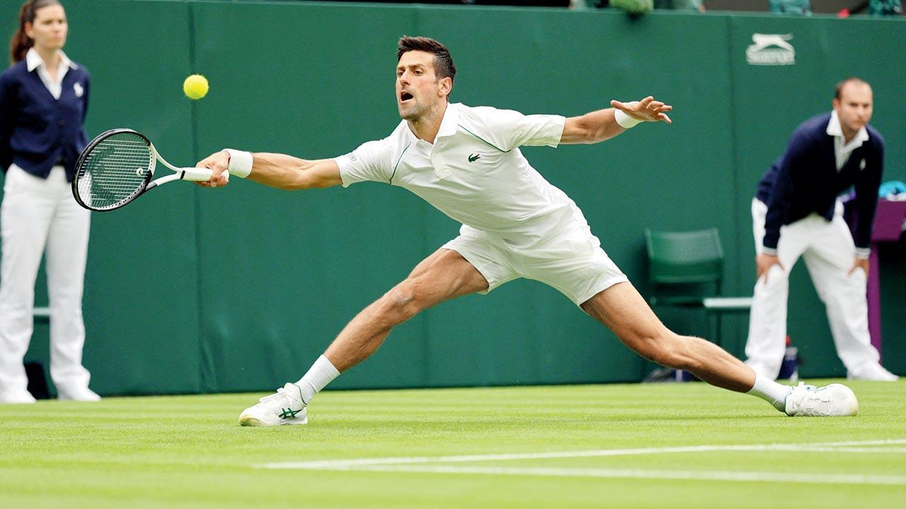 ‘Let’s get to 100,' says Novak Djokovic after record 80th Wimbledon win