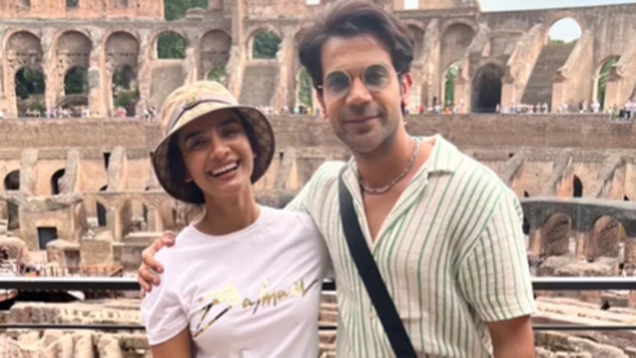 Rajkummar Rao holidays with wife Patralekhaa in Rome