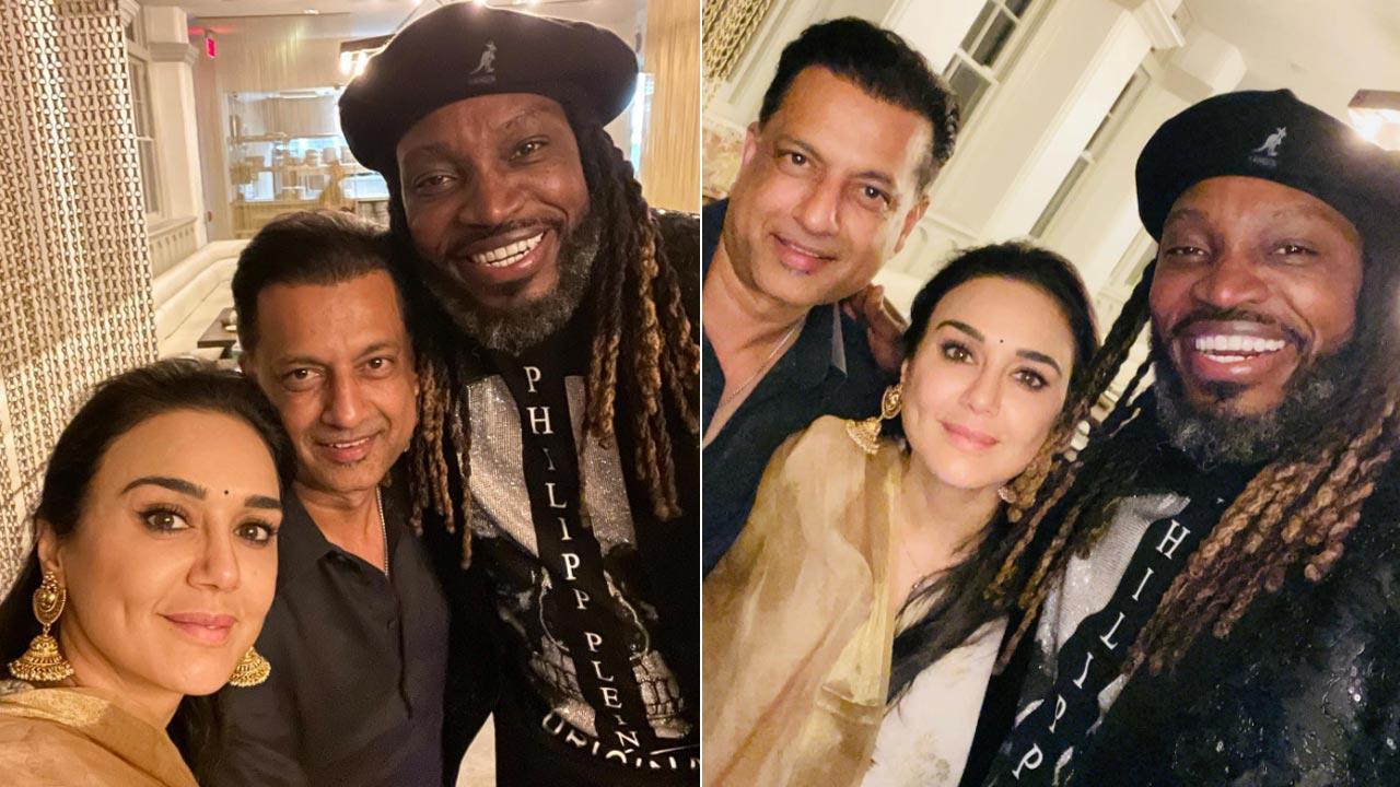 1280px x 720px - Preity Zinta expresses her 'surprise' upon re-uniting with cricket  superstar Chris Gayle