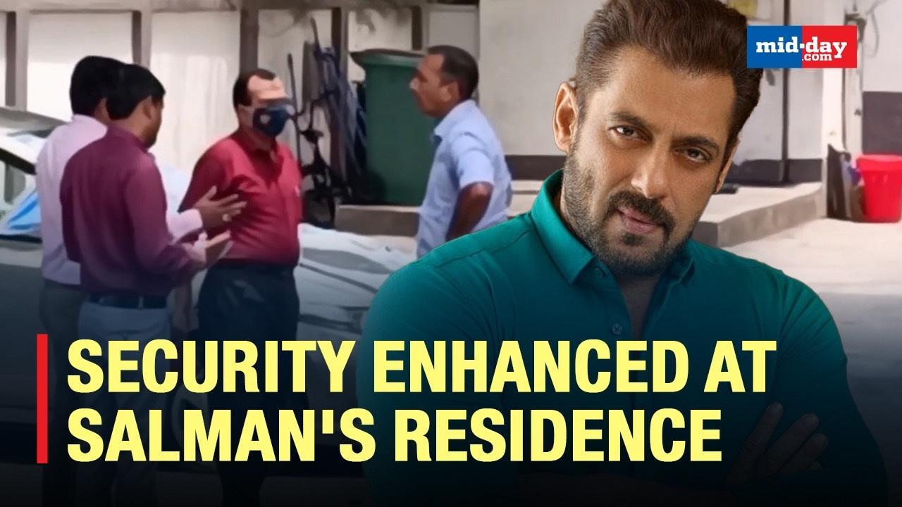 CBI Team Spotted Outside Salman Khan's Galaxy Apartments After Threat Letter