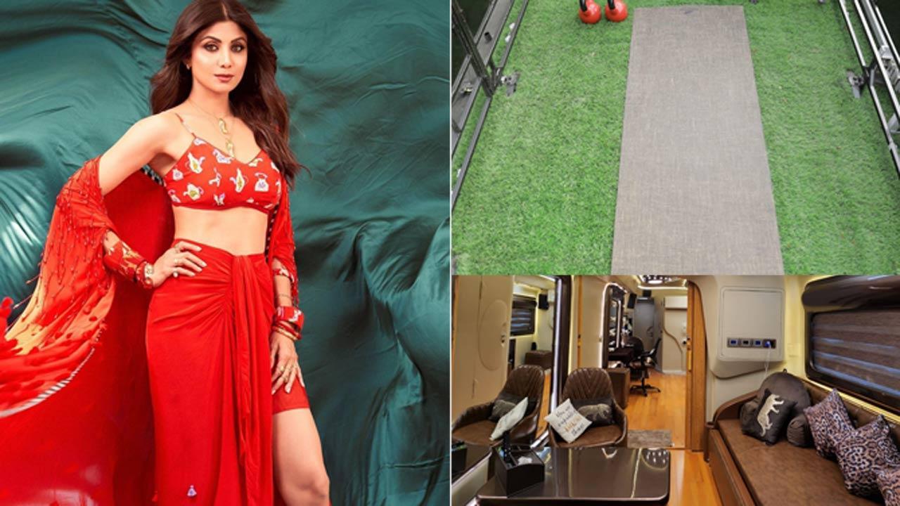Shilpa Shetty gets a first-of-its-kind vanity van with a yoga deck