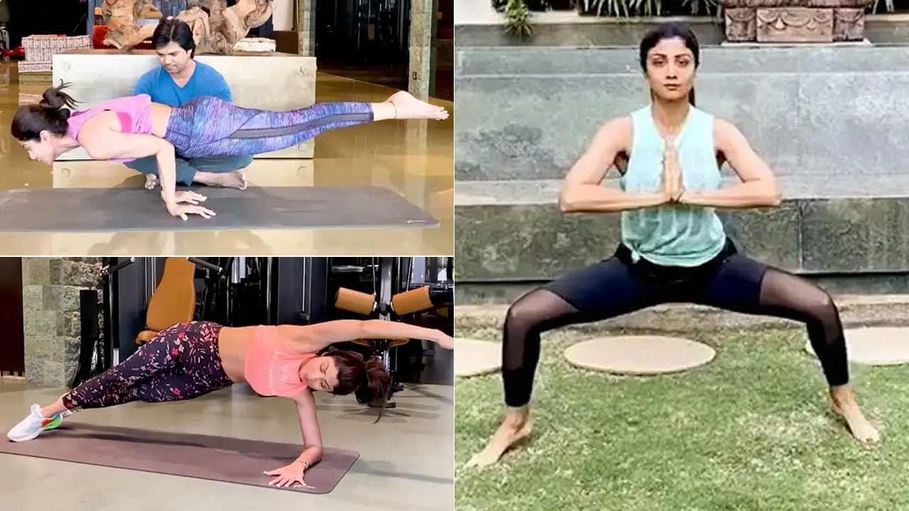 Shilpa's yoga poses prove that being fit is fine, but working out is cooler!