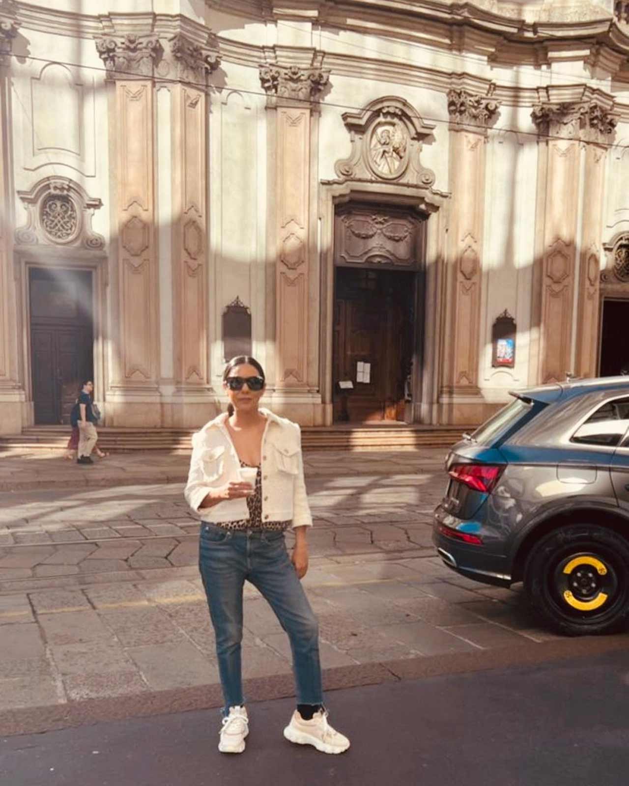 Taking to her Instagram handle on Monday, Gauri Khan posted a series of photographs where she can be seen having a good time with Shweta Bachchan and other friends in Rome