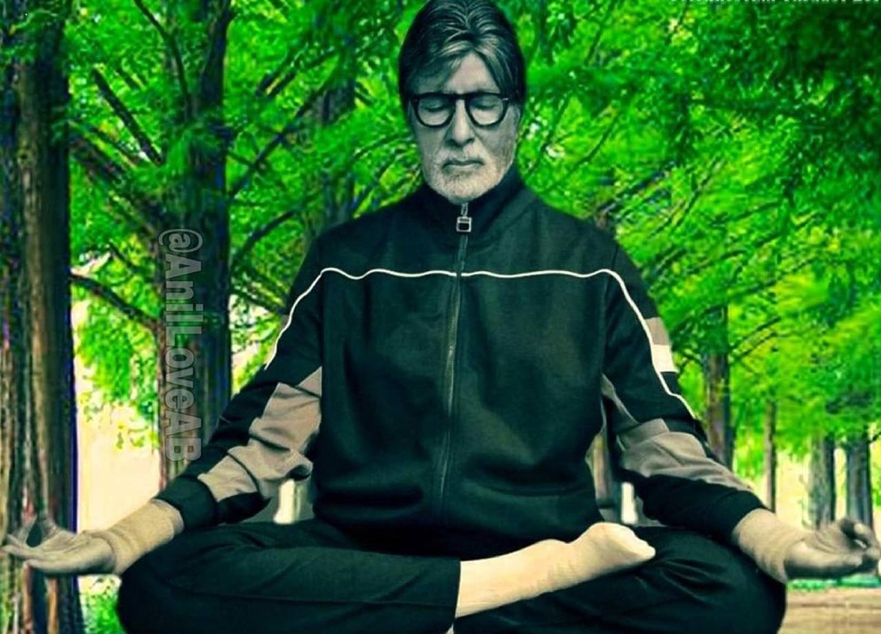 Megastar Amitabh Bachchan too believes in Yoga even at the age of 80 and writes- 