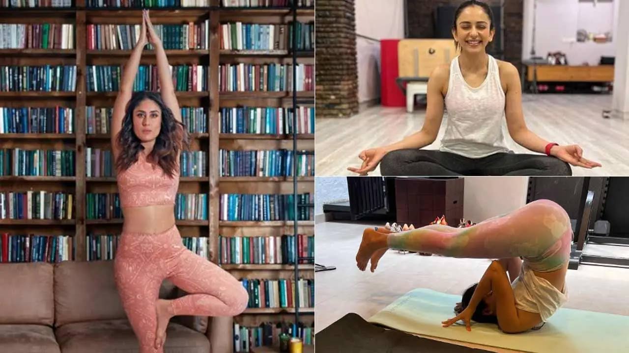 Known to soothe your mind and body, and feel all refreshed after a session with your friends or along, yoga has been accepted all across the globe for all the right reasons. As the world celebrates International Yoga Day on June 21, let's take a look at these top Bollywood actress who swears by yoga, to stay fit and healthy. And no matter what day it is, Kareena, Malaika, Shilpa, and a lot of other celebrities have kept up with the fitness streak. Read the full story here