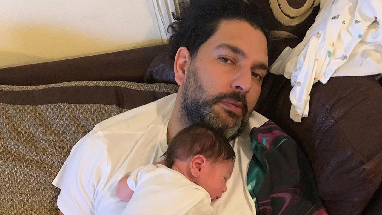 Hazel Keech and Yuvraj Singh announce son's name on Father's Day