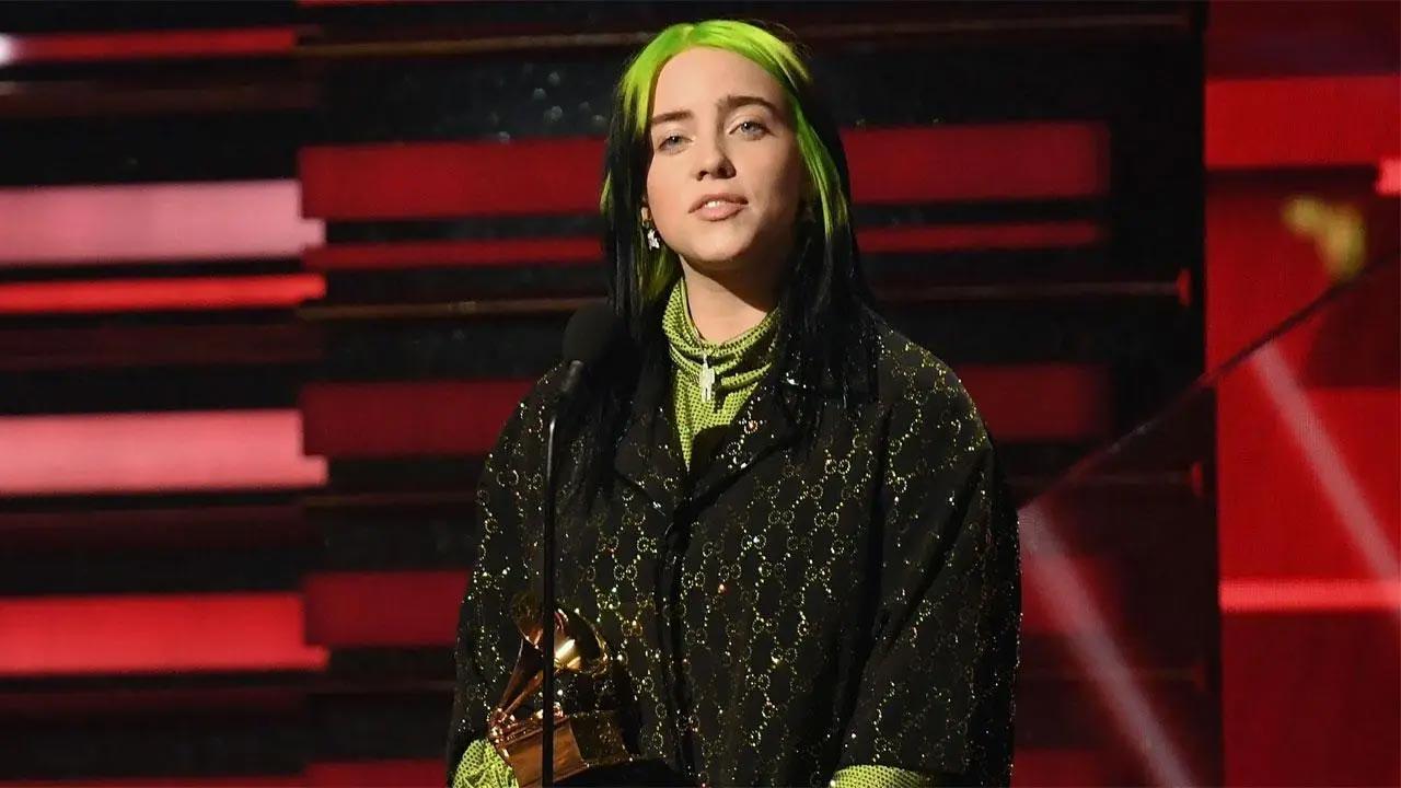 20-year-old Billie Eilish takes home her first Oscar for 'No Time To Die'