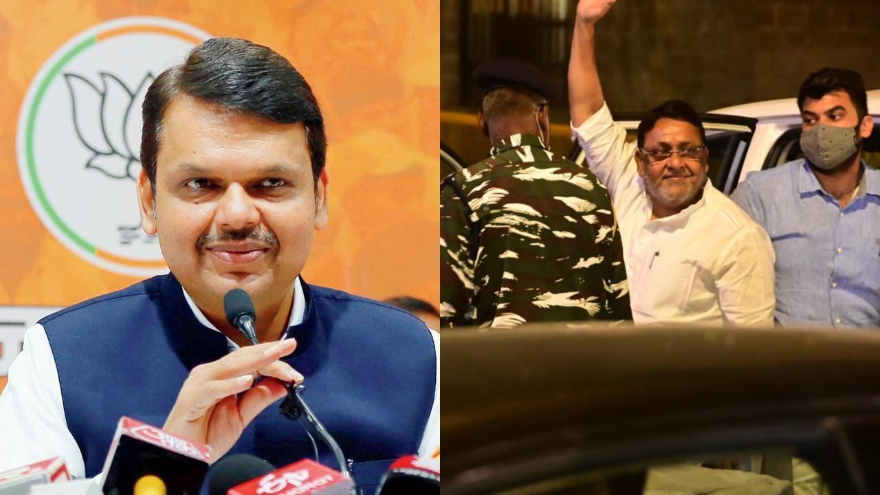 Maha Assembly adjourned for 30 min after Fadnavis seeks govt's statement on Nawab Malik's removal from cabinet