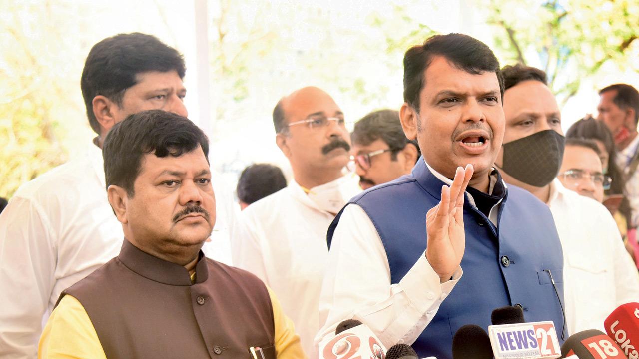 The suggestion to make a new law had come from the leader of opposition in the Assembly, Devendra Fadnavis