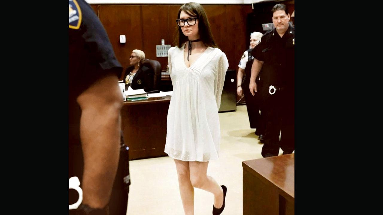 Anna Sorkin’s courtroom style. Pics/Instagram