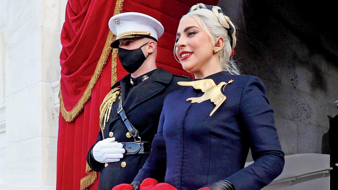Lady Gaga’s bullet-proof look