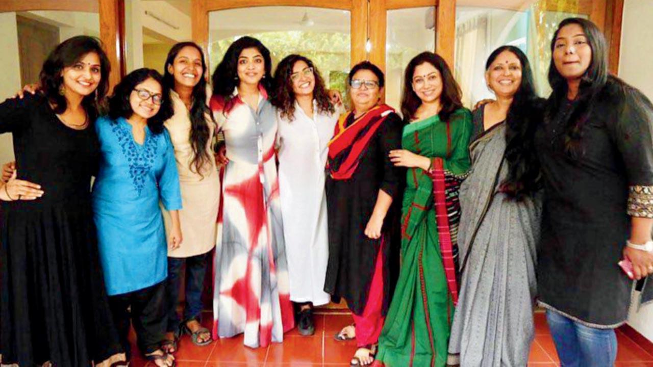 Members and allies of Women in Cinema Collective, which was formed in 2017, following the assault on actor Bhavana Menon. Pics/Instagram 
