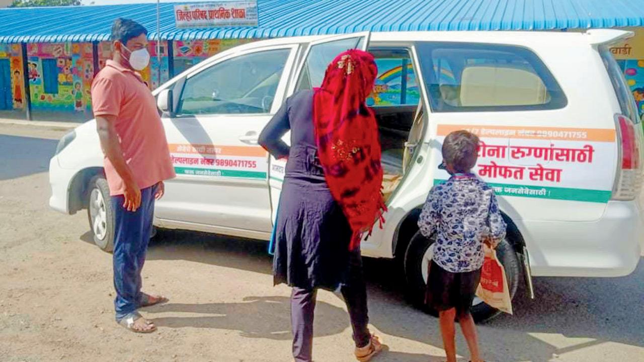 Suraj Wajwe, a resident of Narayngaon in Junnar, has offered his personal vehicle to students who need to travel to schools