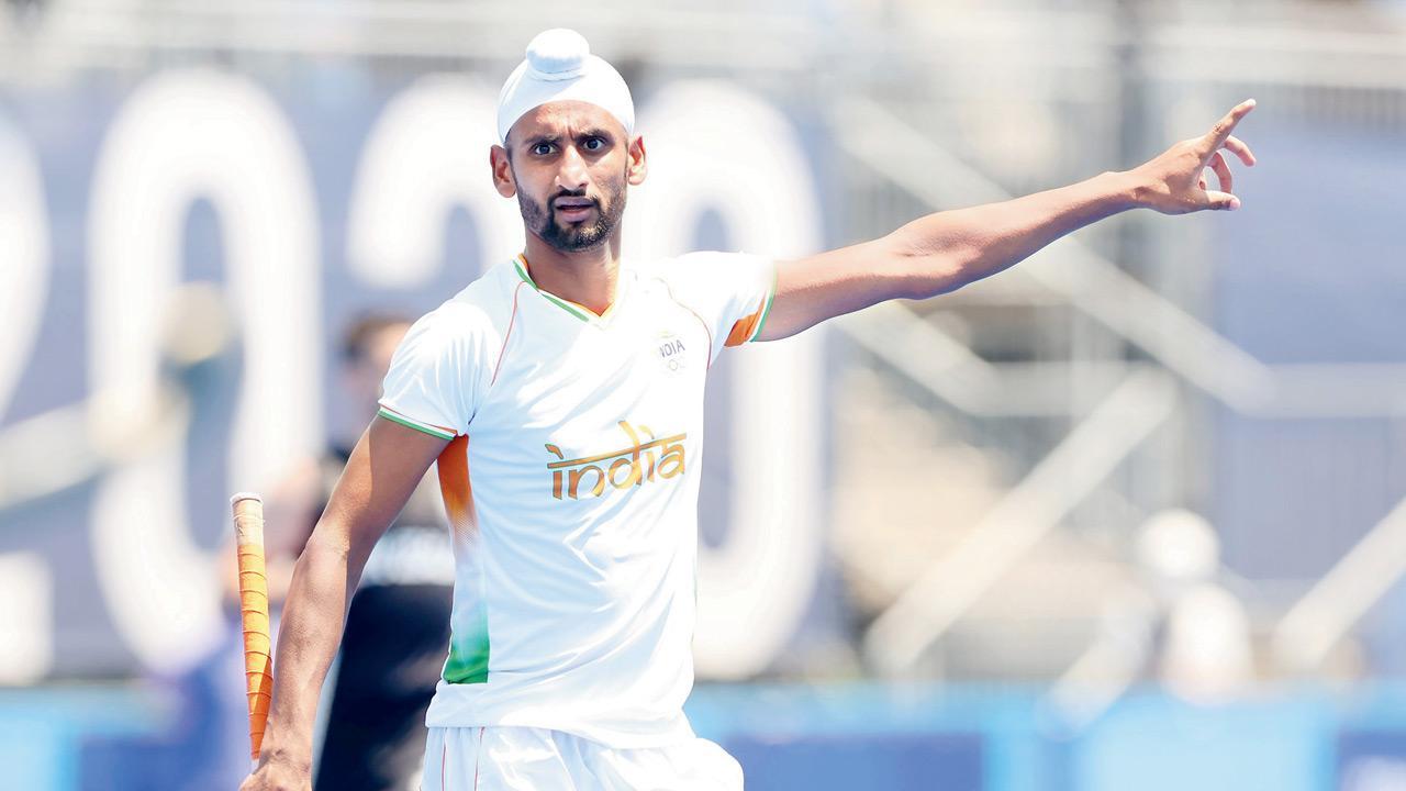 Mandeep’s last-minute goal helps India beat Argentina 4-3