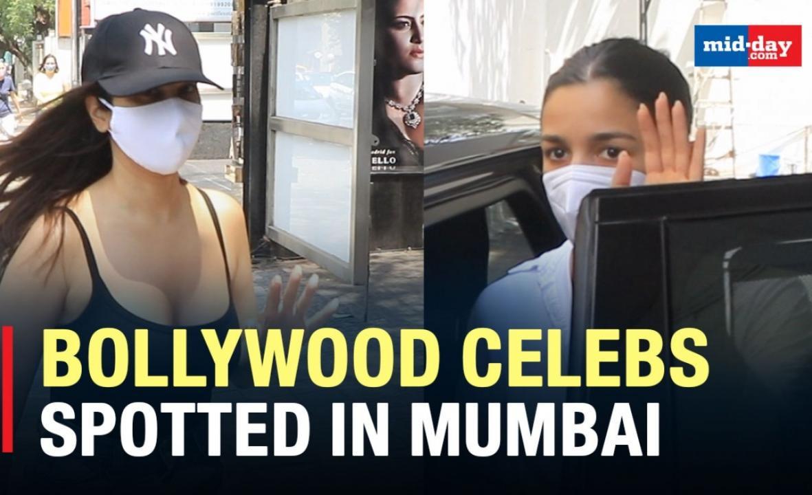 Alia Bhatt, Taapsee Pannu and Other B-town Celebs Spotted In Mumbai