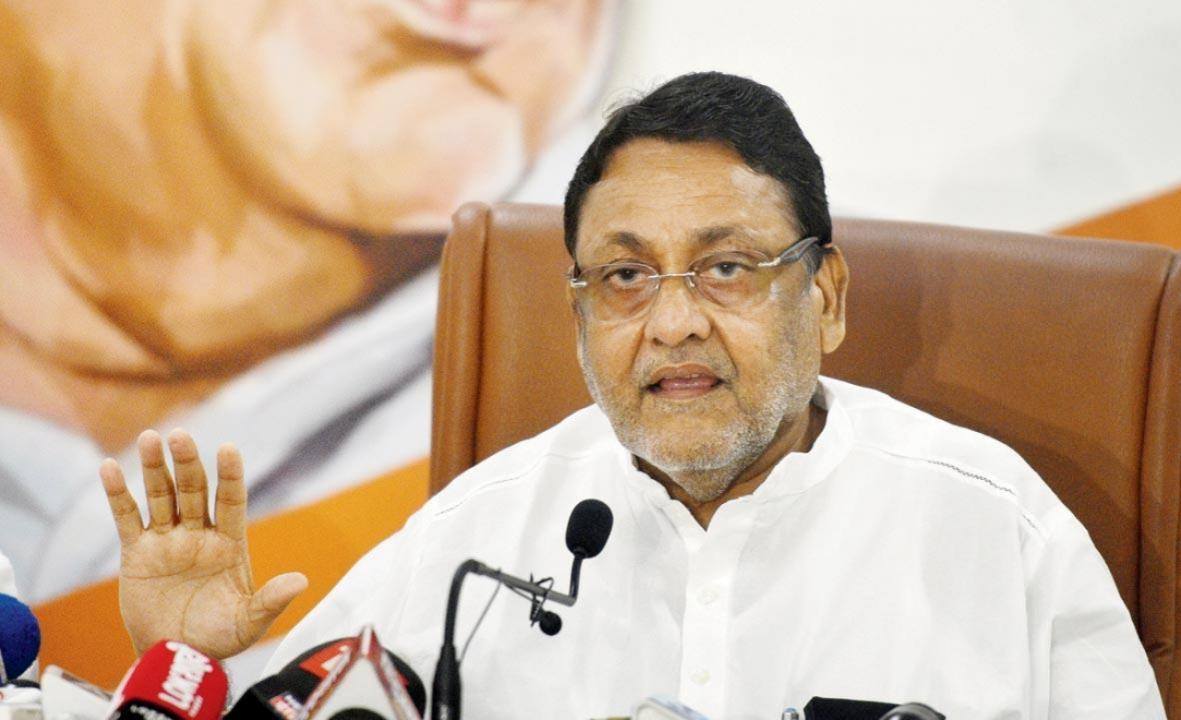 Maharashtra BJP MLAs continue protest seeking Nawab Malik's resignation