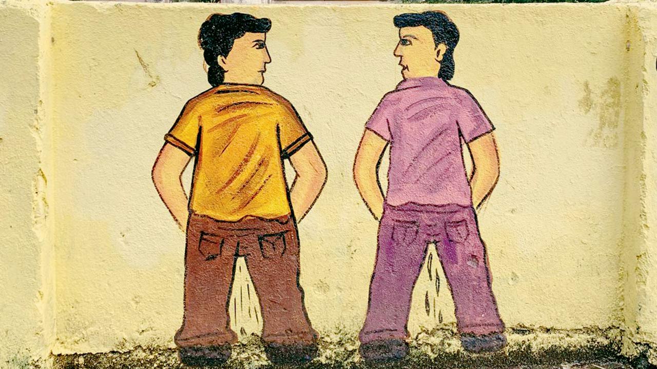 The zine explores the male gaze from the eyes of men, in terms of how they depict themselves