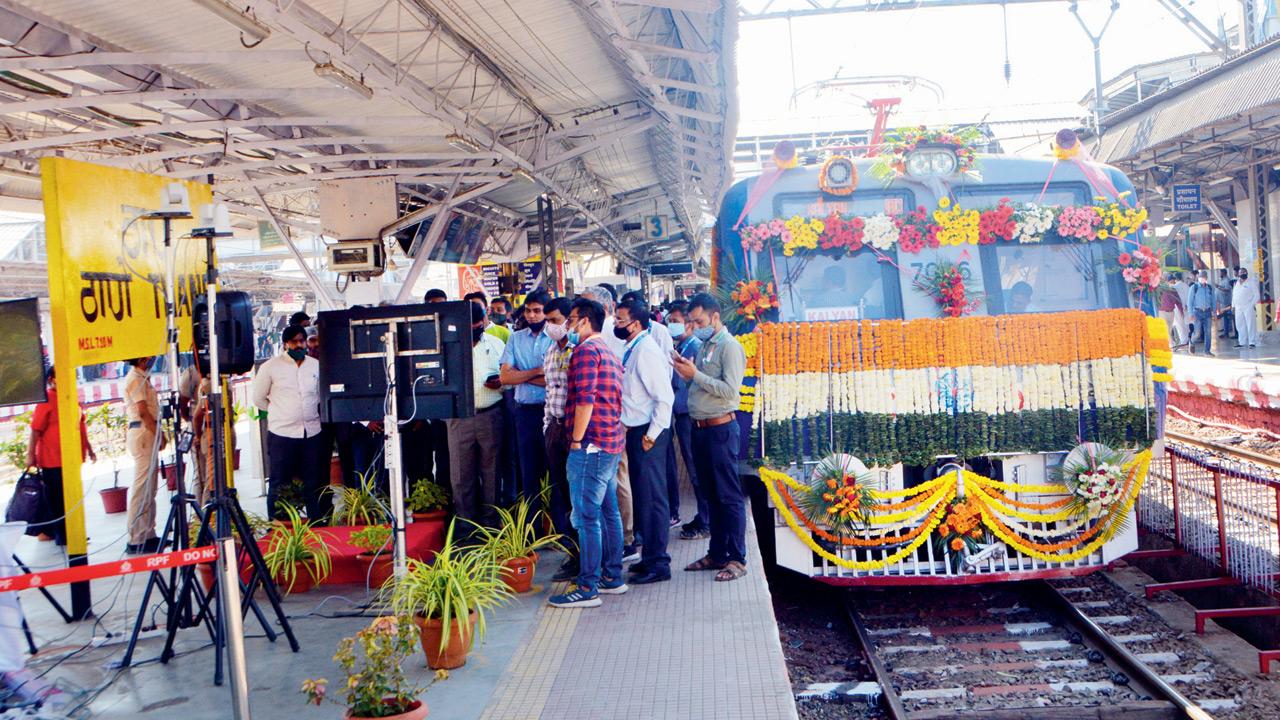 MRVC, the planning body for Mumbai local train network, brings in new local trains apart from developing new lines. File pic