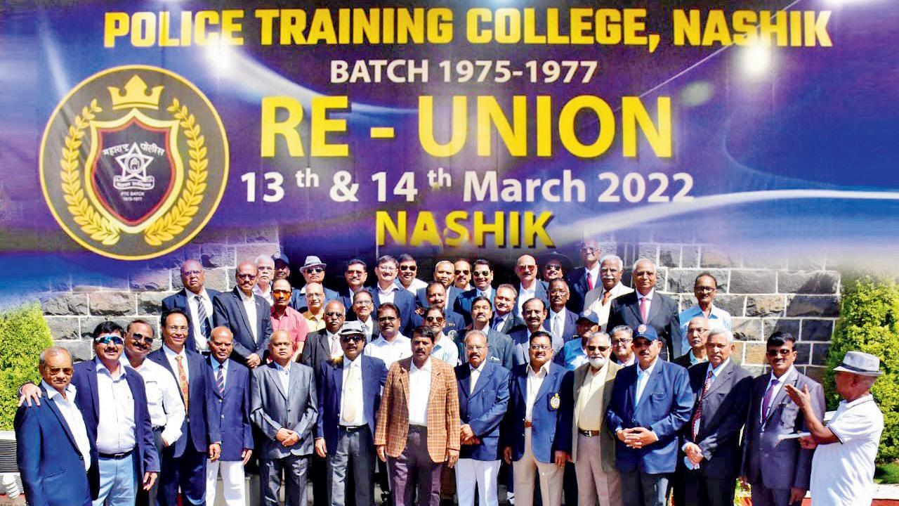 Alumni of Police Training College in Nashik get-together