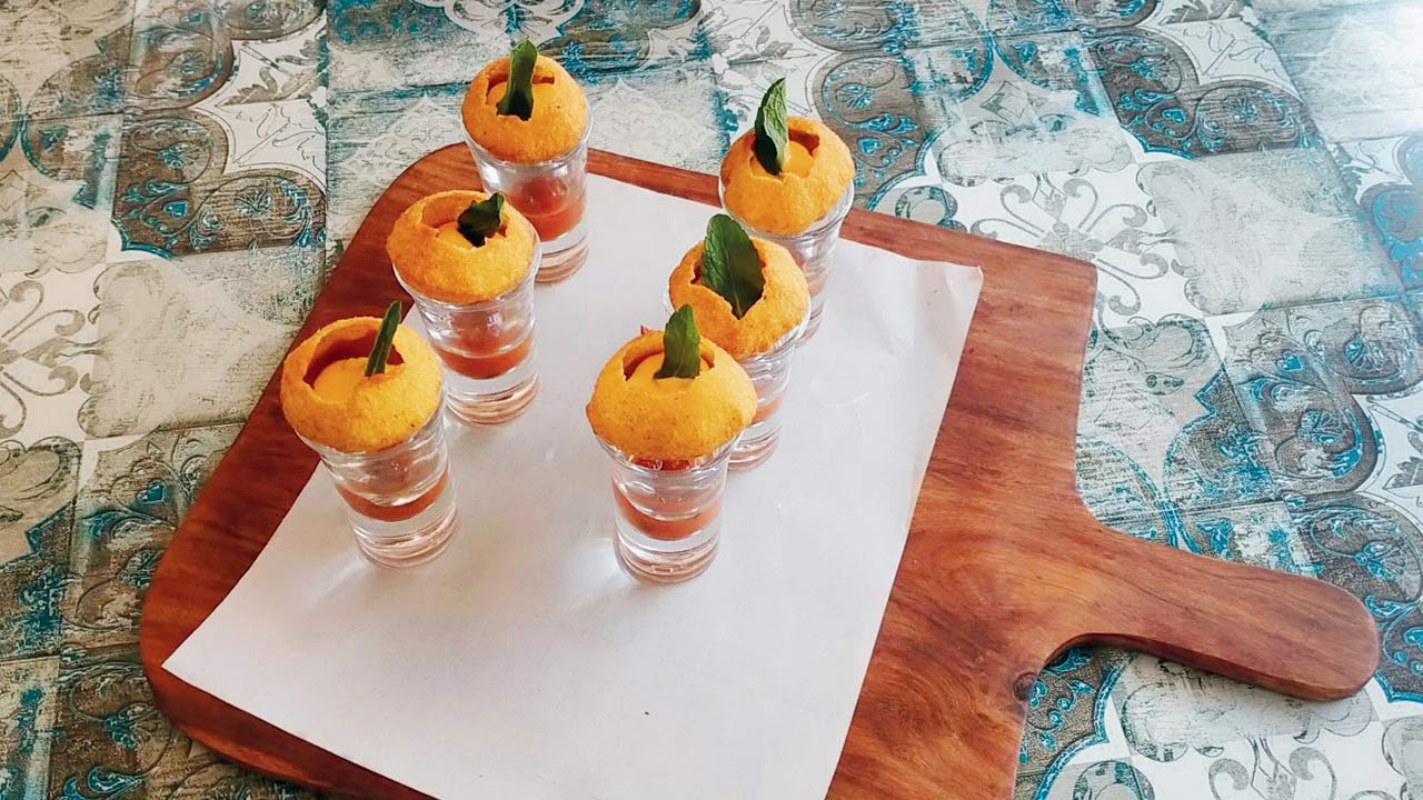 Salsa pani puri