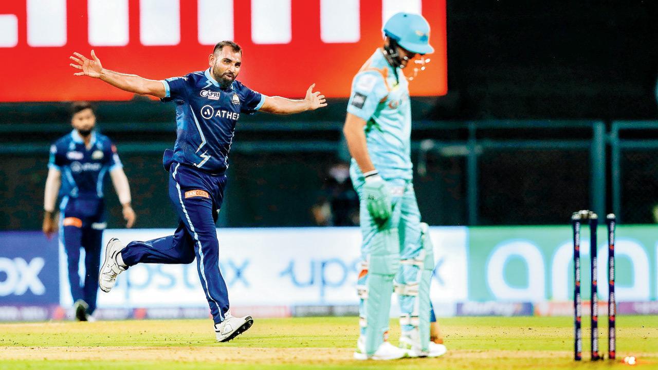 Mohammed Shami shines at Wankhede