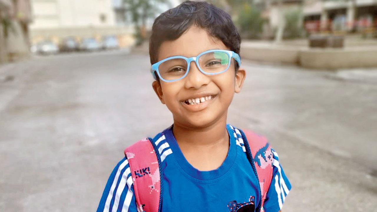 Ethan D’Souza, 6, finds nothing exciting about school except the bus ride, he told his mother Swapnila
