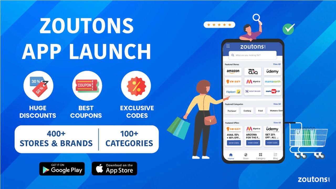 Zoutons App Launches On iOS & Android : Now Enjoy Seamless Couponing Experience On Your Smartphones