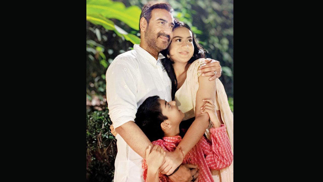 Have you heard? Ajay Devgn learning from his kids Nysa and Yug