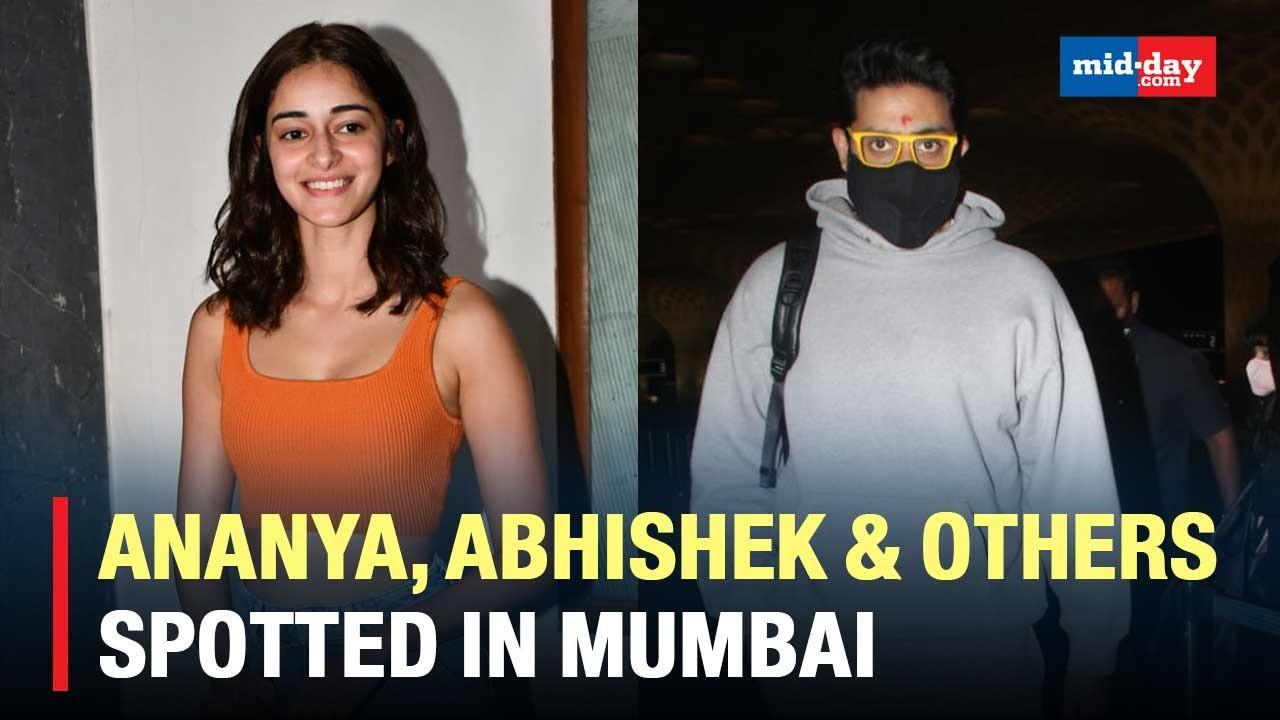 Bachchans Snapped At Airport, While Ananya, Bipasha And Others Spotted In Mumbai