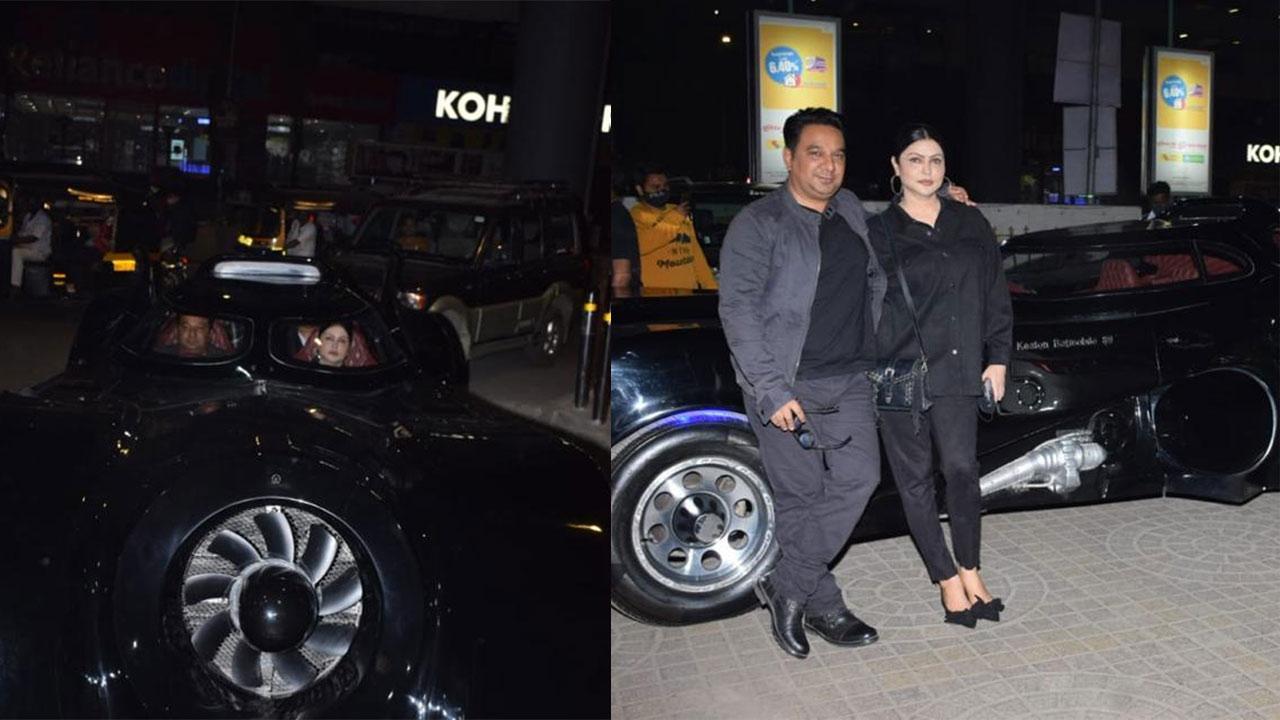 Ahmed Khan's new vehicle 'Batmobile' is a sight to behold