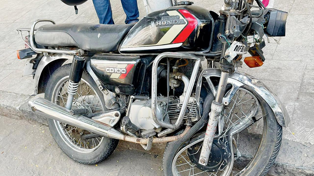 The bike which the deceased was riding