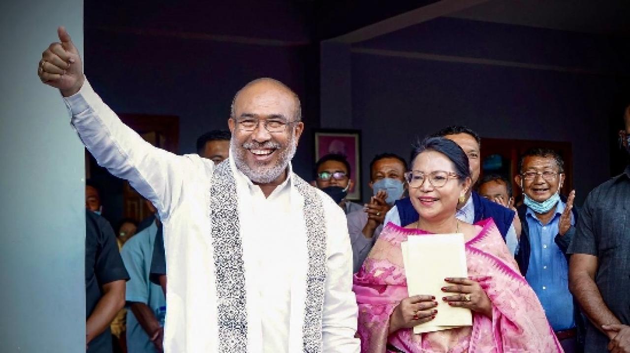 N Biren Singh, journalist-turned politician, leads BJP to victory in strife-torn Manipur