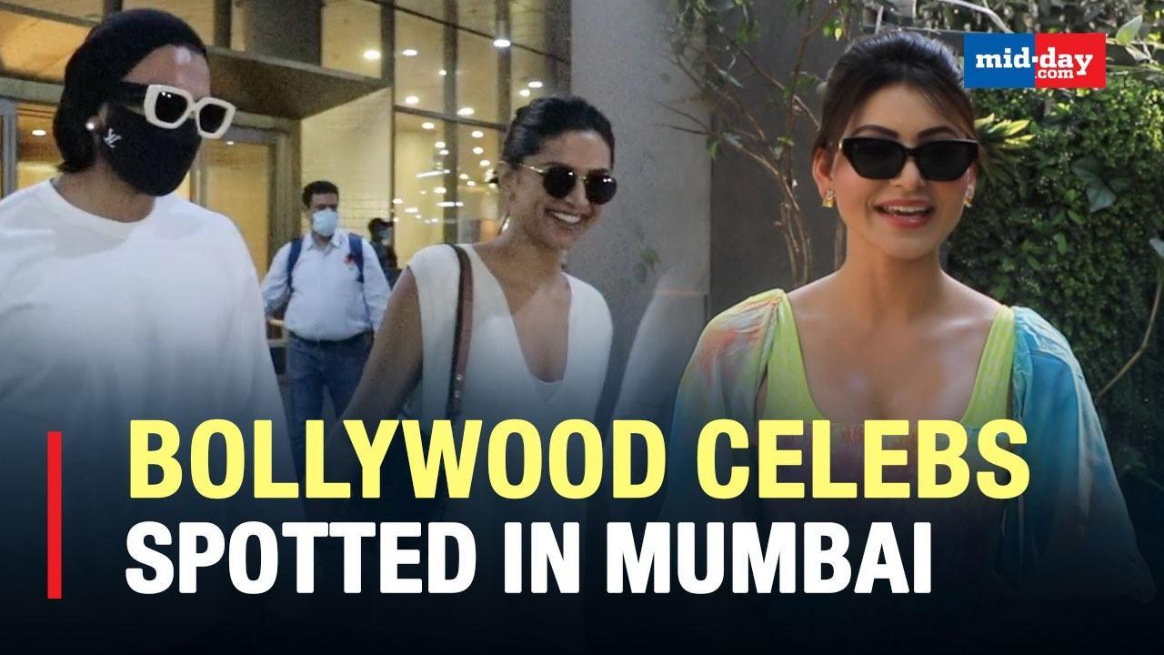 Ranveer Singh, Deepika Padukone and Other B-town Celebs Spotted In Mumbai