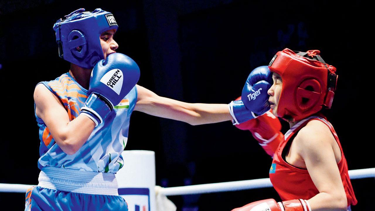 That's a sixy show by Indian boxers!