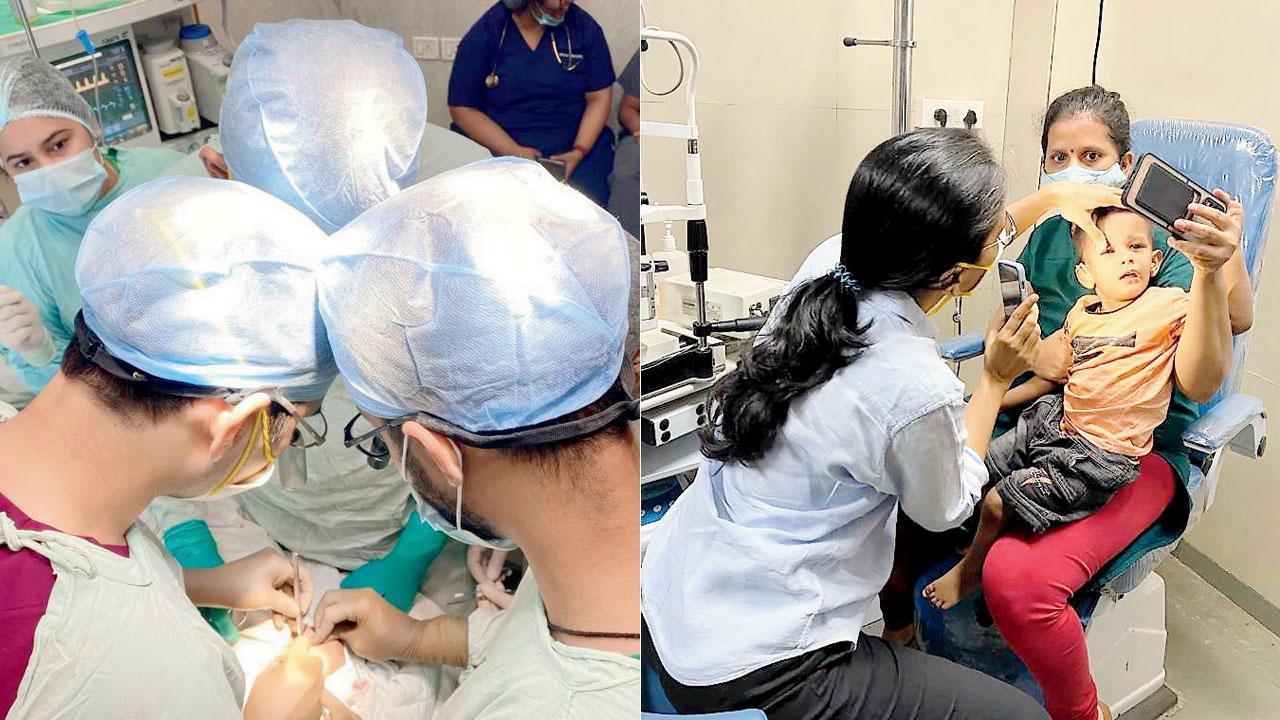 In a first, two Mumbai civic hospitals collab for two-year-old’s corneal surgery