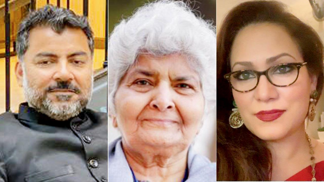 Danish Husain, Dr Arfa Sayeda and Zarminae Ansari