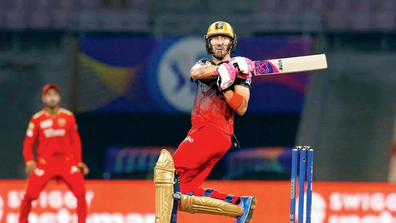 Skipper Faf powers Bangalore to 205-2 against Punjab